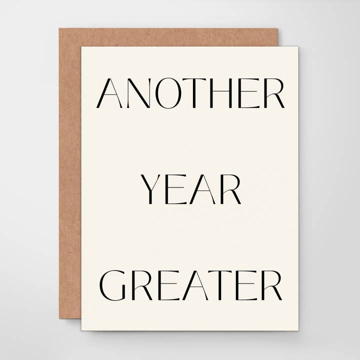 Minimalistische moderne verjaardagskaart voor wholesale door Assar