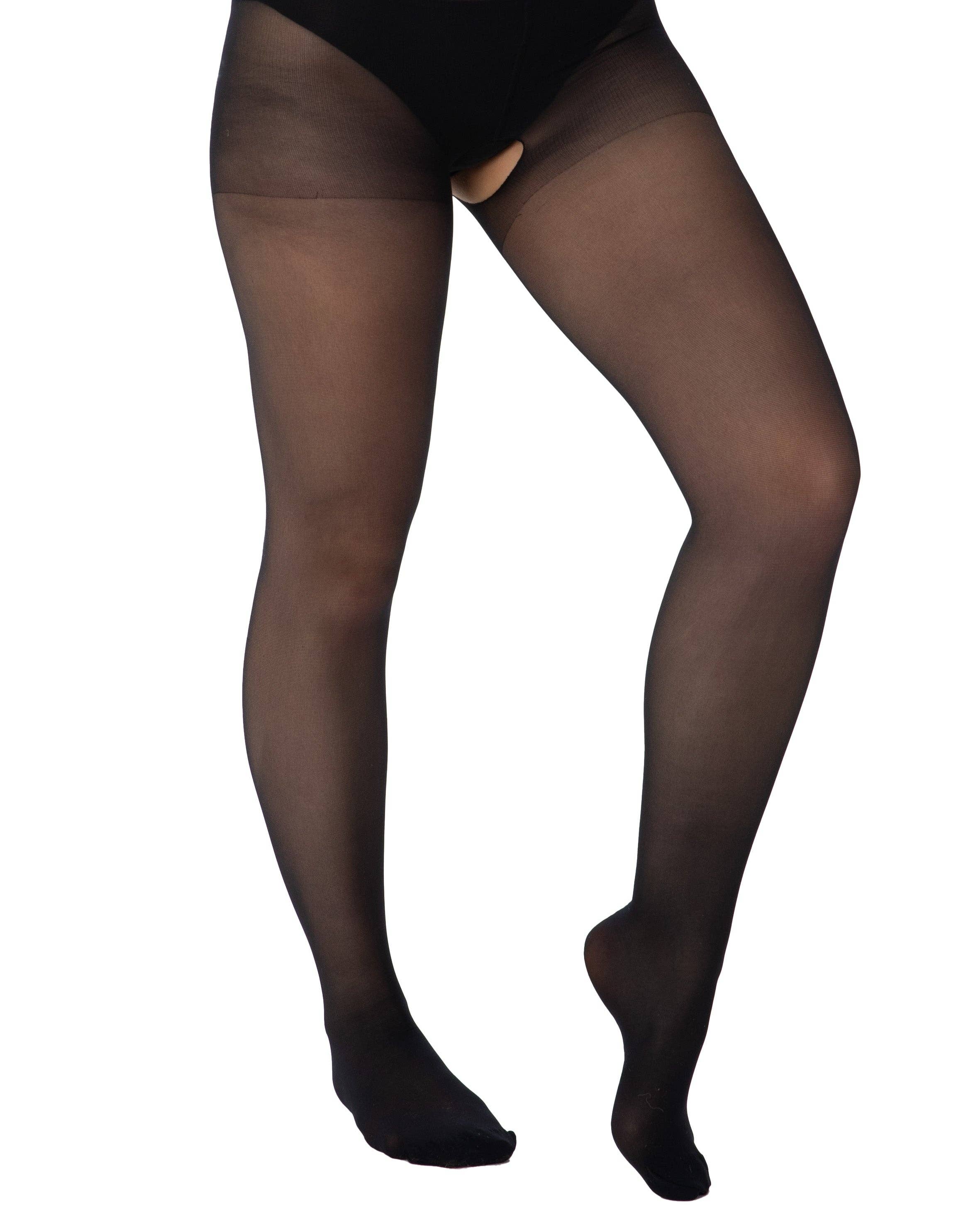 Pamela Mann – wholesale Tights – Women's – 20 Denier Sheer Crotchless Tights6