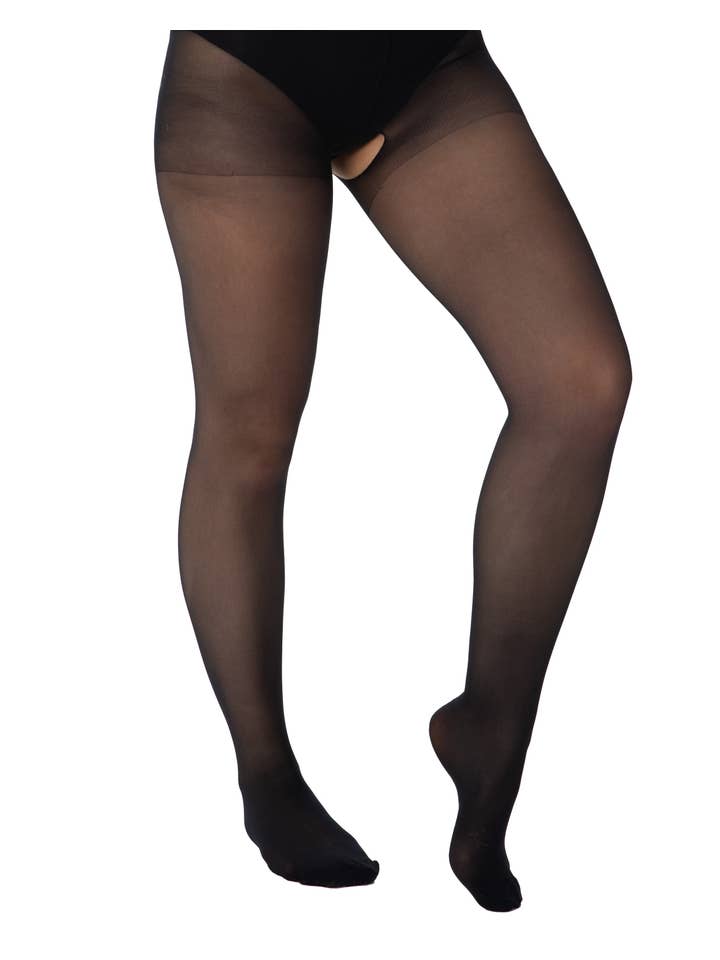 Pamela Mann – wholesale Tights – Women's – 20 Denier Sheer Crotchless Tights6