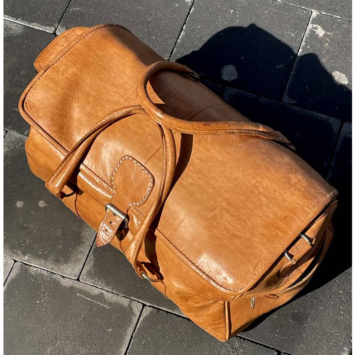 bazarifinagh - Wholesale Weekender Bag - Unisex - Premium Handmade Leather Travel Bag – Stylish & Durable9