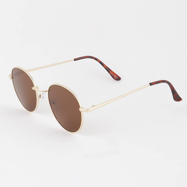 Mix Color Minimal Tinted Round Sunglasses for wholesale on Faire1
