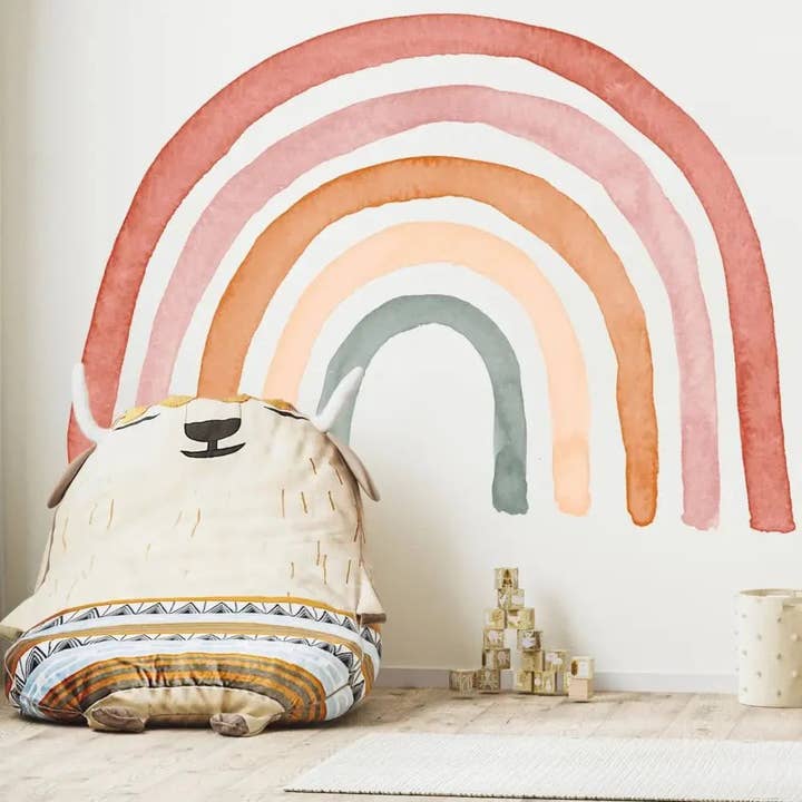 Herpositioneerbare Kinder Vinyl RAINBOW CLASSIC - SUEÑOS DE CIGUEÑA voor wholesale door Nenina & Co