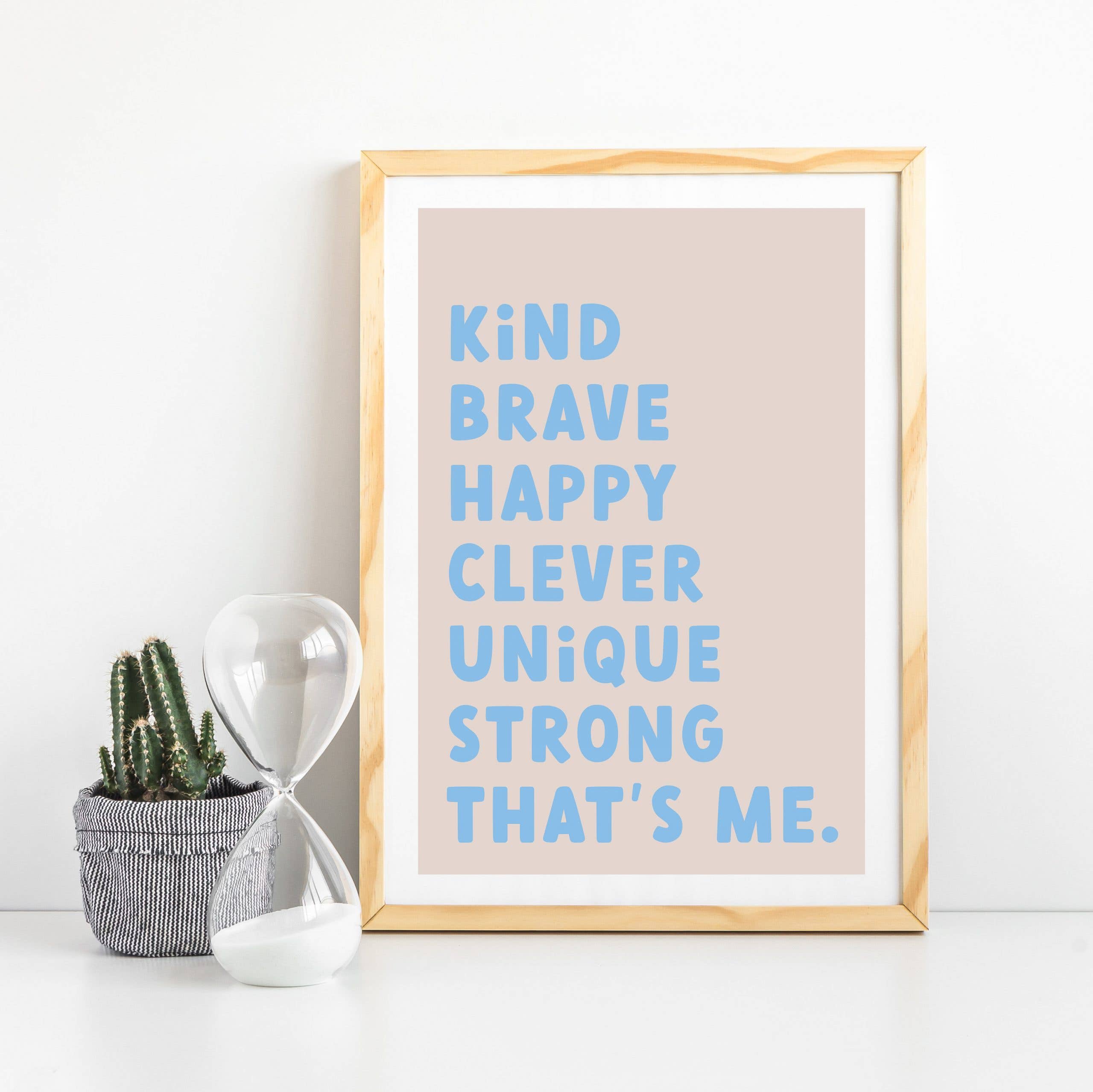 Word Up Creative - Wholesale Art Print - Kids & Baby - Kids Positive Affirmation Print4