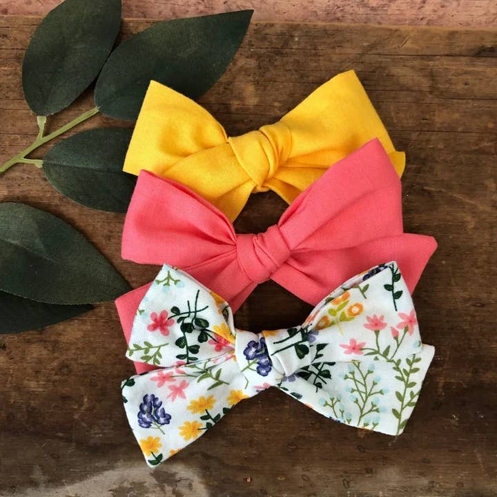 Spring Hair Bows for Babies and Toddlers for wholesale by Brynn + Me