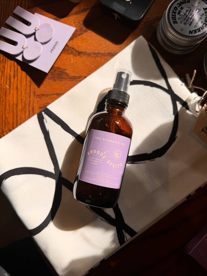 Calming Lavender Linen and Pillow Spray for wholesale by Toy Blossom Co.