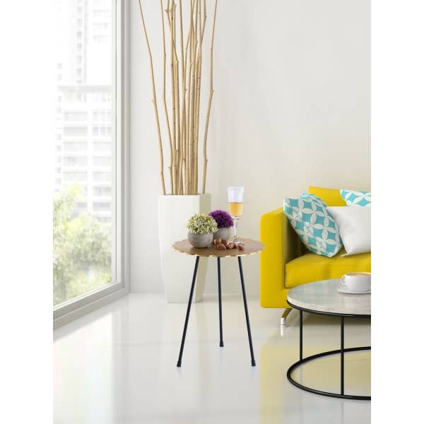 Voglrieder - Wholesale Side Table - Side table metal decorative table Hilton ø 35 x H 46 cm round A27