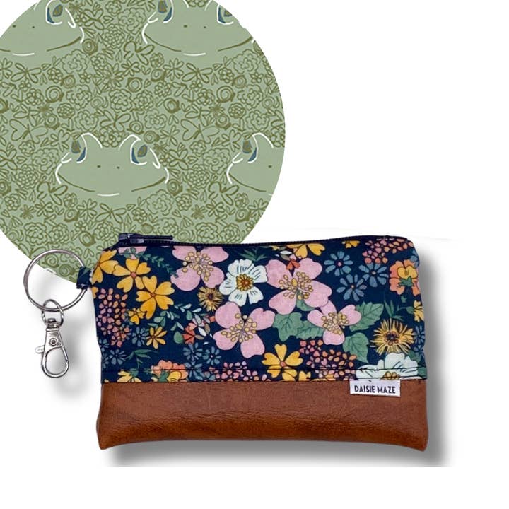 Toady Zipper Pouch for wholesale by Daisie Maze