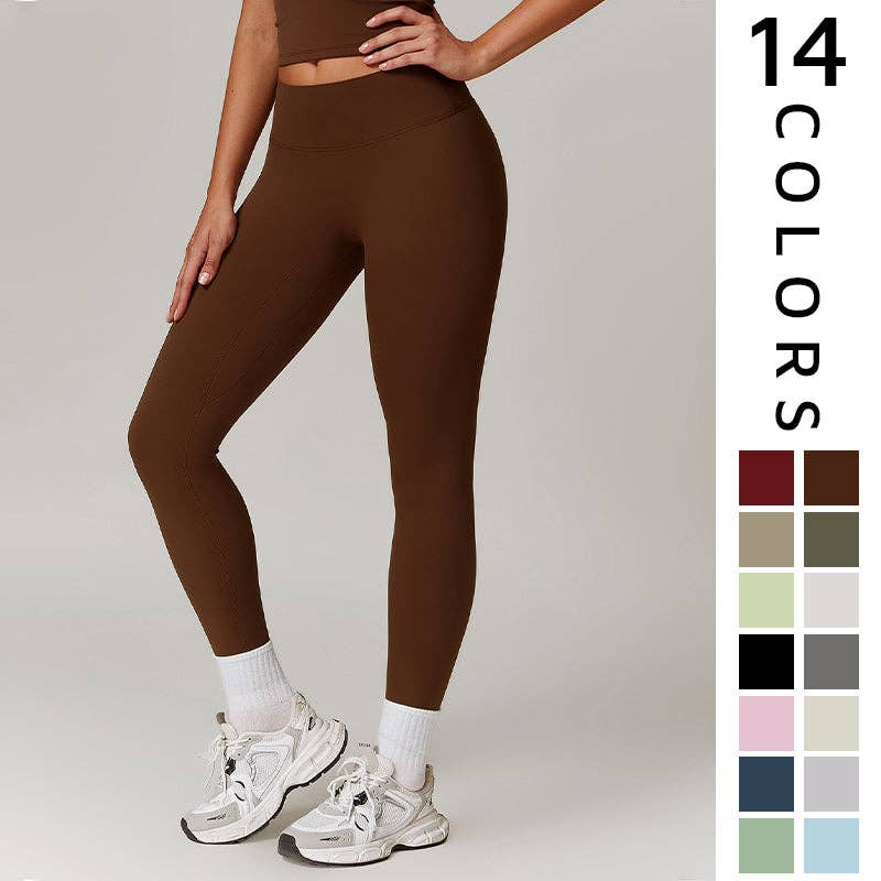 WONDERXFANS - Wholesale Athletic/Lounge Leggings - Women's - High-waisted hip-lift quick-drying leggings15