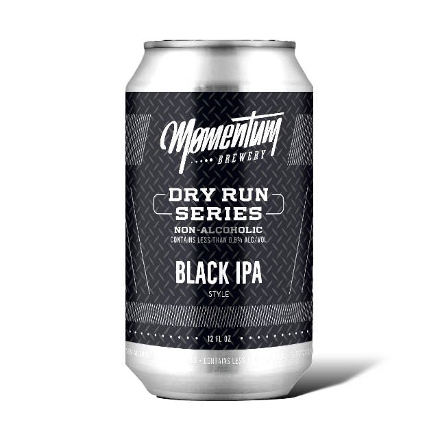 Momentum Brewery - Black IPA - Non-Alcoholic IPA - 12oz for wholesale by ProofNoMore