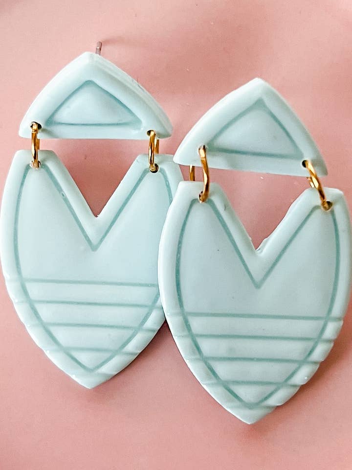 Adrina | Clay Earrings for wholesale by Eleven + Jane