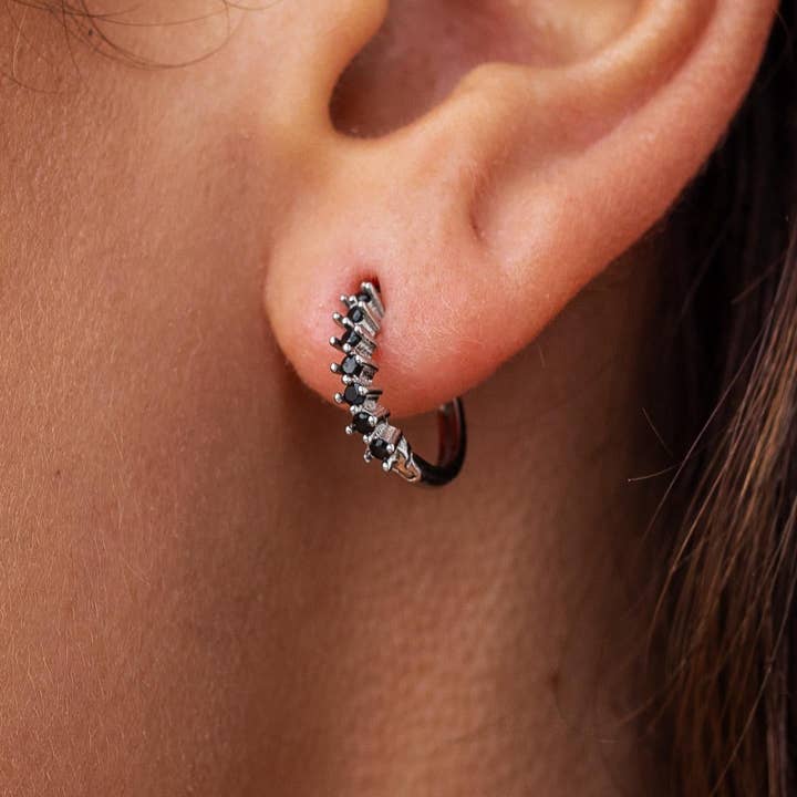 Alchemy Huggies Silver for wholesale by ALCO Jewelry