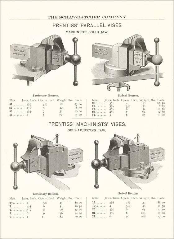 Found Image Press - Wholesale Magnet - Magnet TL-38 Variety of Vises0