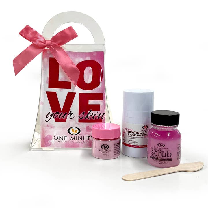 One Minute Manicure - Wholesale Bath & Body Set - Love Your Skin Purse