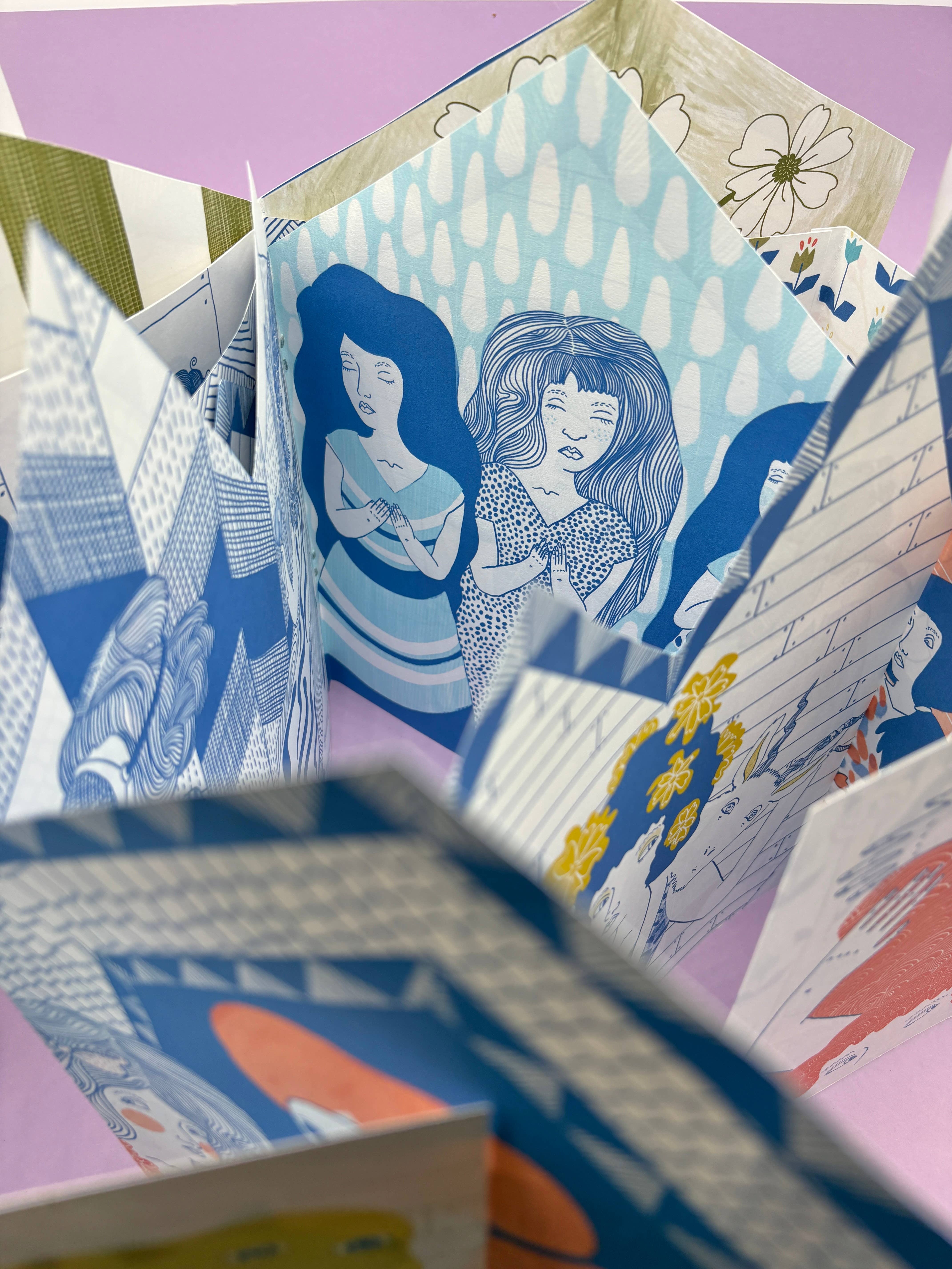 Erika Rier - Wholesale Magazine - Pageant - A Fold Out Art Zine6