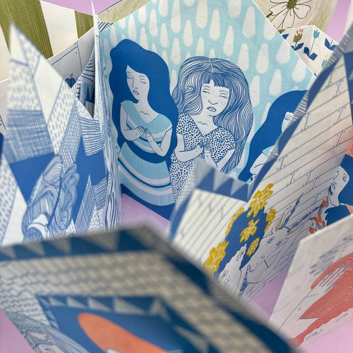 Erika Rier - Wholesale Magazine - Pageant - A Fold Out Art Zine6