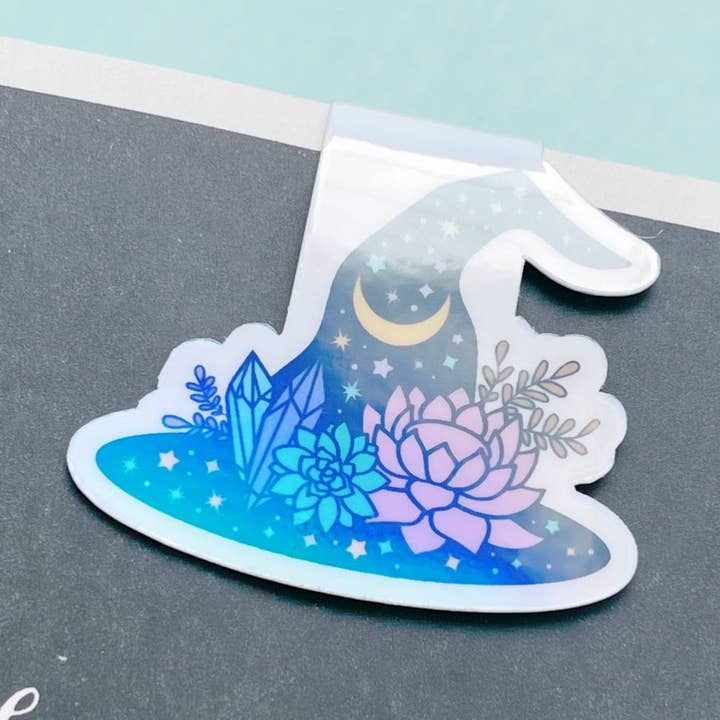 Marcador magnético de sombrero de bruja holográfico para venta al por mayor de My Secret Copy