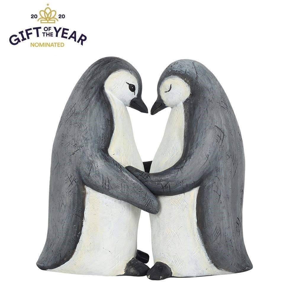 Something Different Wholesale – wholesale Decorative figurine – Penguin Partners For Life Ornament1