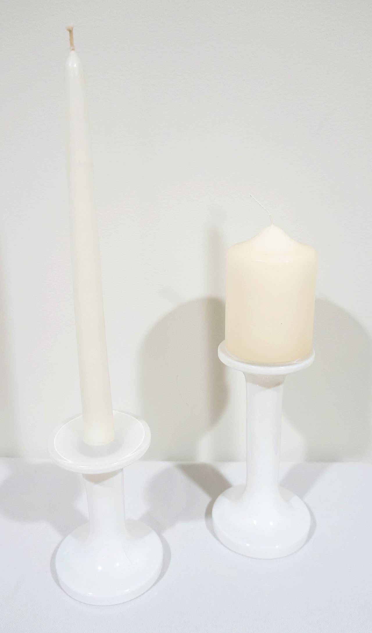 Sweet Home Deco – Großhandel Kerzenhalter – Glas-Kerzenhalter für Spitz- und Säulenkerzen, zwei Größen9