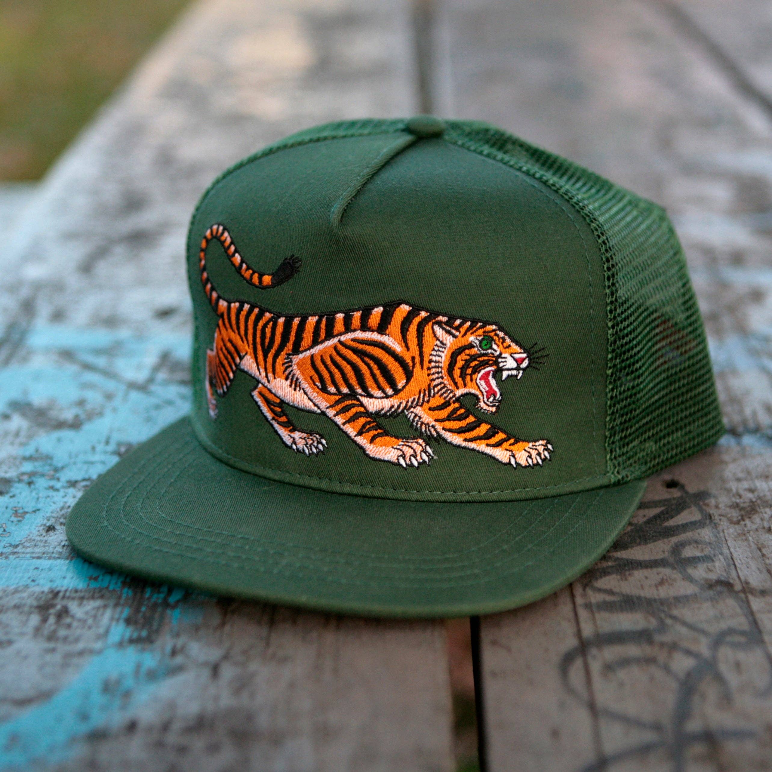 Stuntin Goods - Wholesale Trucker Hat - Unisex - Tiger Trucker Hat7