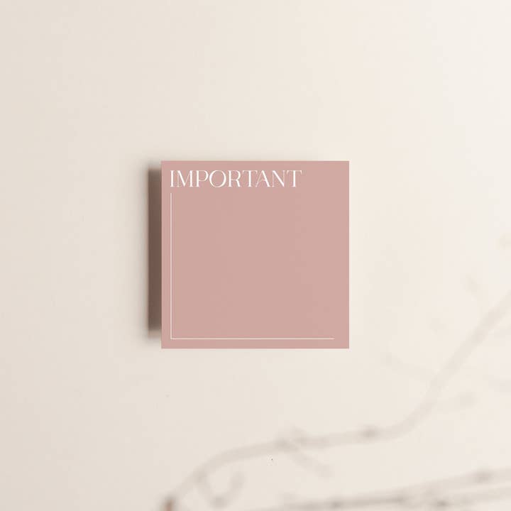 Important Sticky Notes for wholesale by Creativien Studio