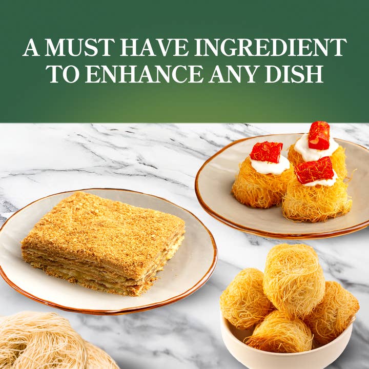Bee Stinger Brands - Wholesale Pastry Bag - Rah Kataifi Shredded Fillo Dough For Dubai Chocolate - 500g