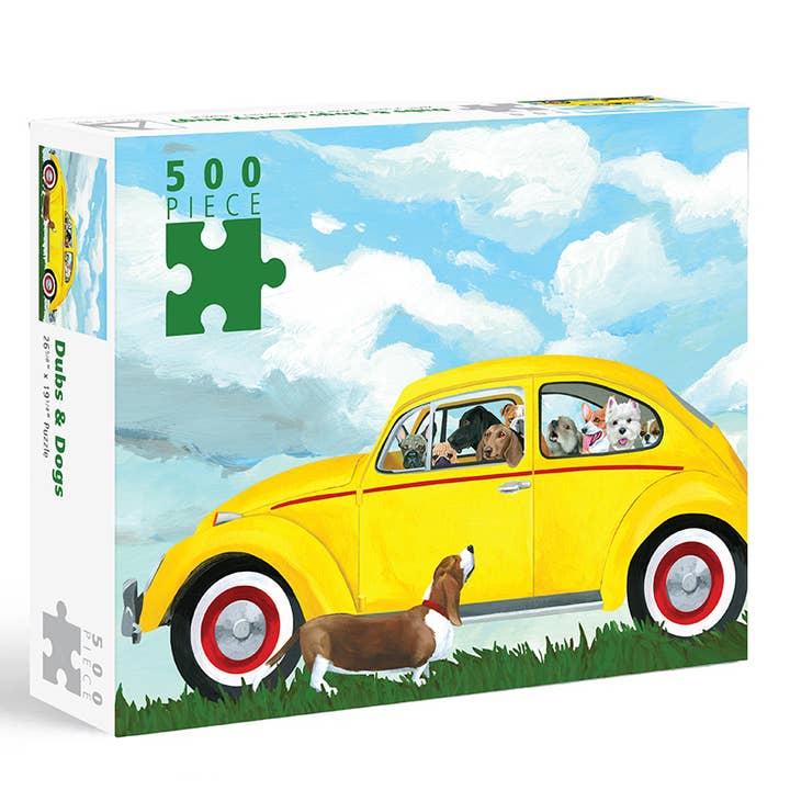 Dubs and Dogs 500 Piece Puzzle for wholesale by Allport Editions
