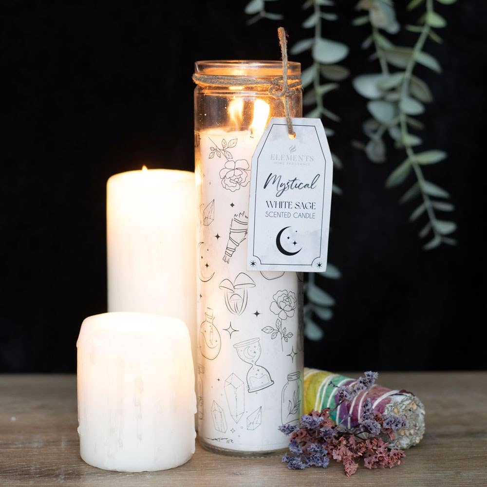 WONDER IMPORTS AUSTRALIA - Wholesale Votive candle - Mystical White Sage Fragranced Candle in Glass Tube1