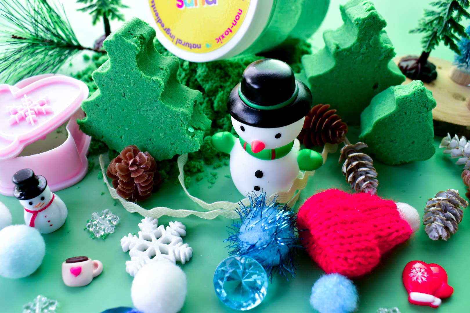 splashy sand - Wholesale Toy Set - Kids - Winter Wonderland Sensory splashy sand Play Kit1