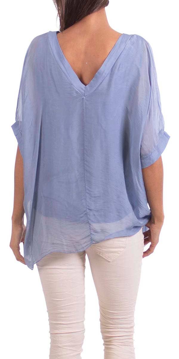 Gigi Moda - Wholesale Blouse - Women's - V-Neck Short Sleeve Blouse5