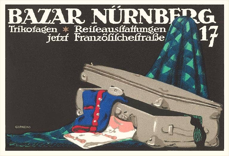 Found Image Press - Vente Aimants - Aimant PO-234 Bazar de Nuremberg0