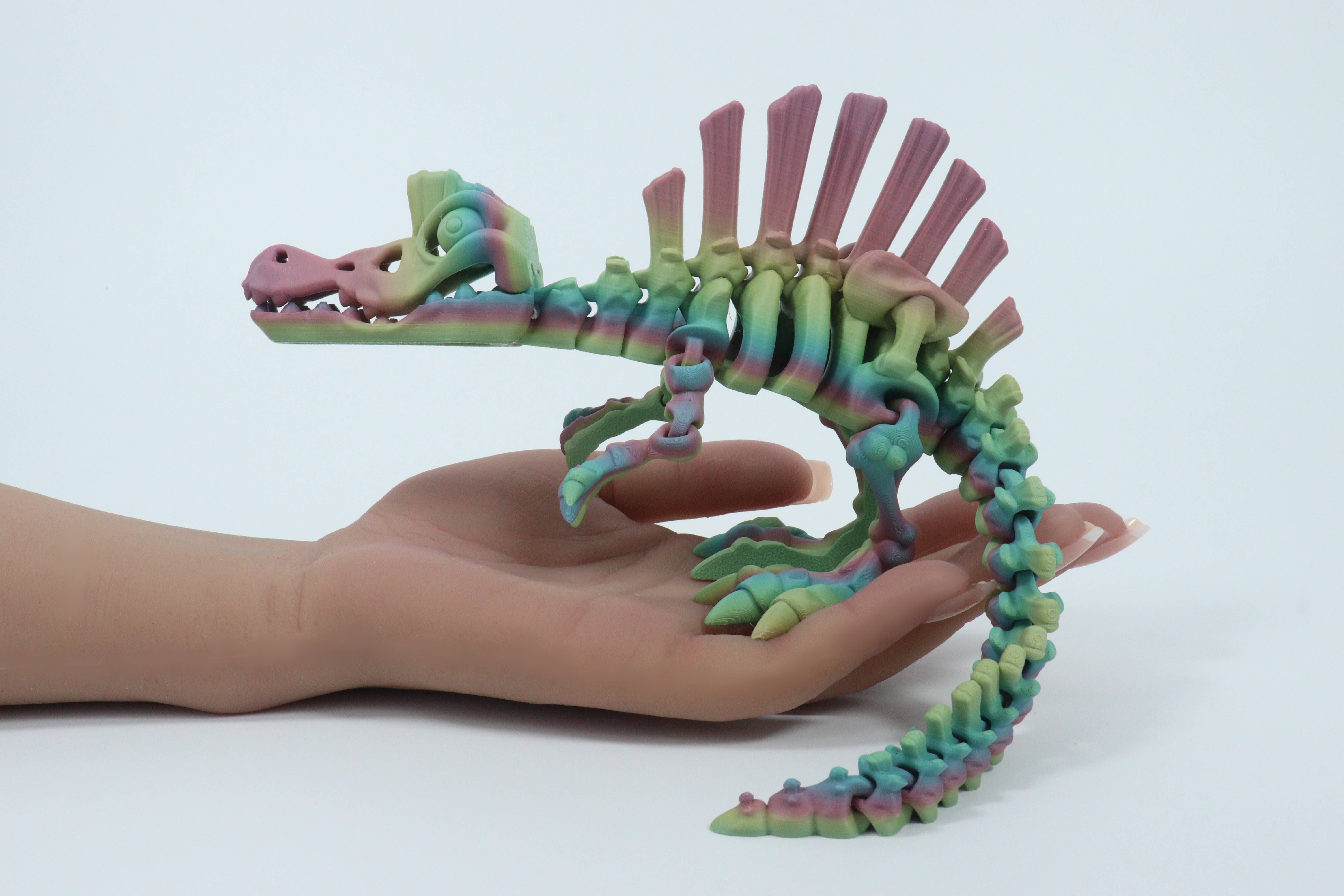 MrSpinner - Wholesale Figurine Toy - Kids - Boneyard Buddies - Spinosaurus Skeleton Dinosaur2