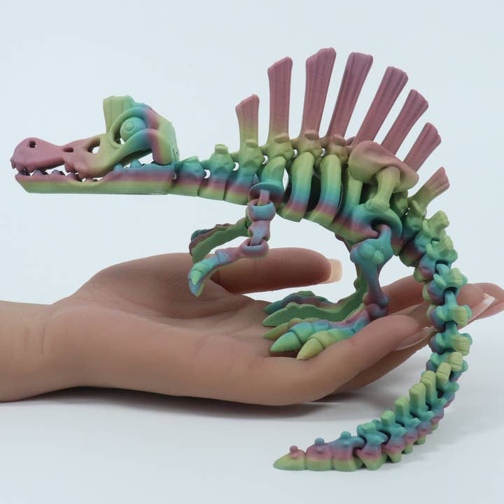 MrSpinner - Wholesale Figurine Toy - Kids - Boneyard Buddies - Spinosaurus Skeleton Dinosaur2
