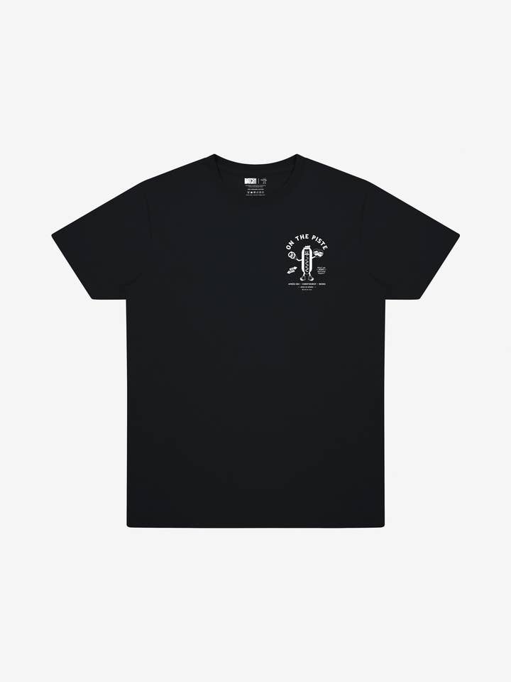 On The Piste T-Shirt in Black for wholesale by batch1