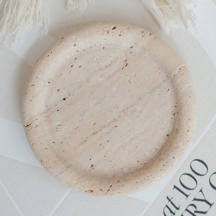 Travertine Mini Tray for wholesale by kansla