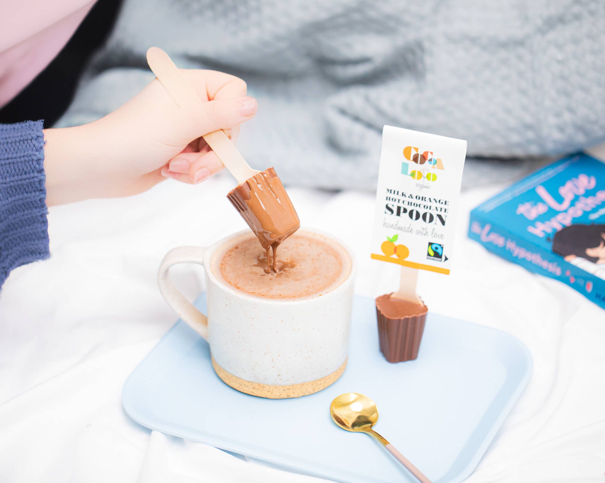 Cocoa Loco - Wholesale Hot Cocoa Spoon - Milk & Orange Hot Chocolate Spoon – 30g1