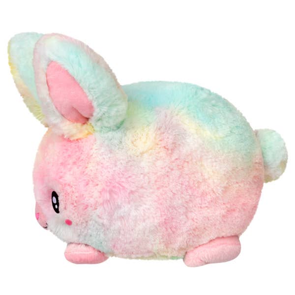 Squishable - Vente Peluche – enfant et bébé - Lapin duveteux Snugglemi Snackers - Tie Dye Pastel1