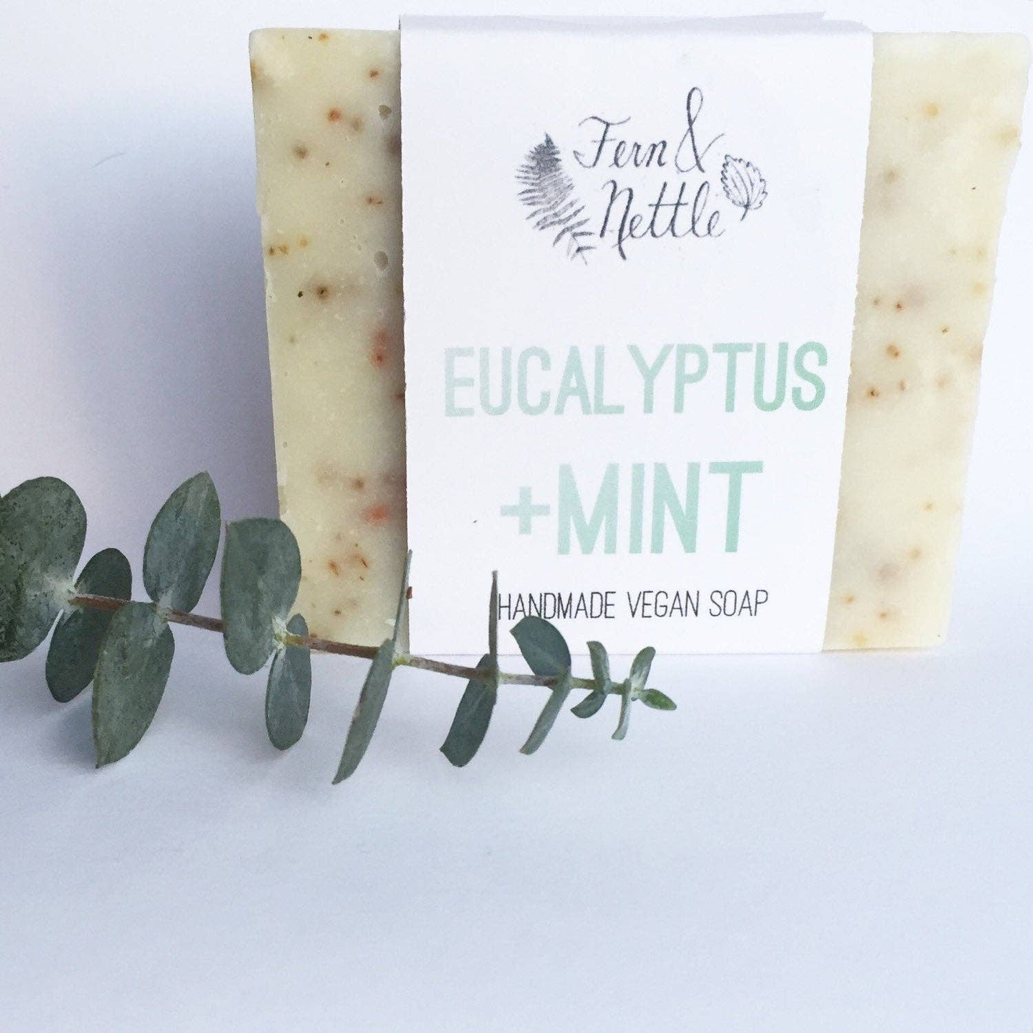 Fern and Nettle - Wholesale Bar Soap - Eucalyptus+Mint Handmade Vegan Soap5