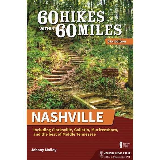 AdventureKEEN - Wholesale Book - Adult - 60 Hikes: Nashville 5e