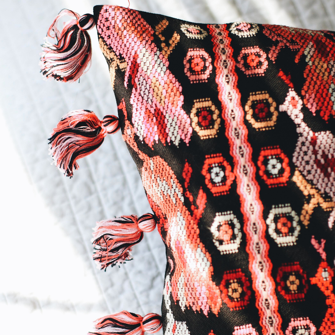 Upavim Crafts - Wholesale Lumbar Pillow - Oversized Guatemalan Lumbar Pillow8