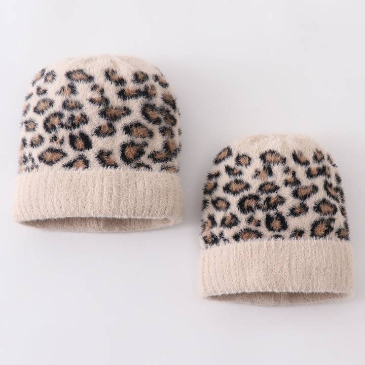Beige leopard beanie hat toddler adult and other Purchase Wholesale rain bonnets. Free Returns & Net 60 Terms on Faire trending on Faire.