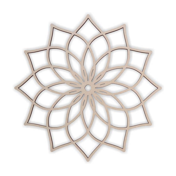 Wooden Floral Decor - Wooden Cutout, Home Decor, Wall Art for wholesale by Jess and Jessica