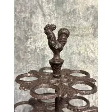 Mothology Home - Wholesale Egg Cup/Holder - Cast Iron 2 Tier Ornate Egg Holder2