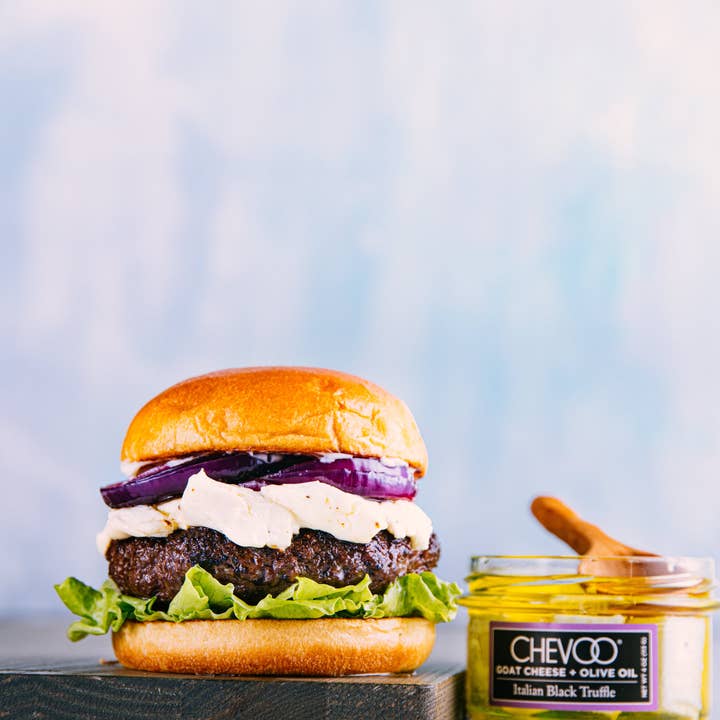 Belle Chevre & Chevoo - Wholesale Cheese - Chevoo Italian Black Truffle Goat Cheese2