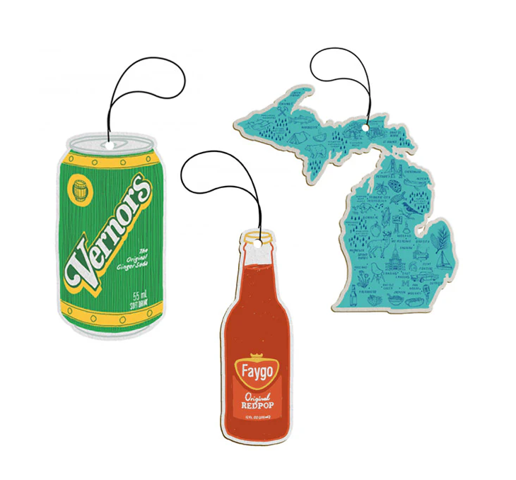 City Bird - Vendita all'ingrosso Deodorante per auto - Unisex - Deodorante per ambienti Vernor's Ginger Ale2