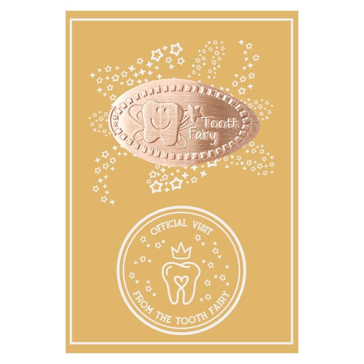 Tooth Fairy Pressed Penny | Tooth Official Visit for wholesale by The Penny Depot