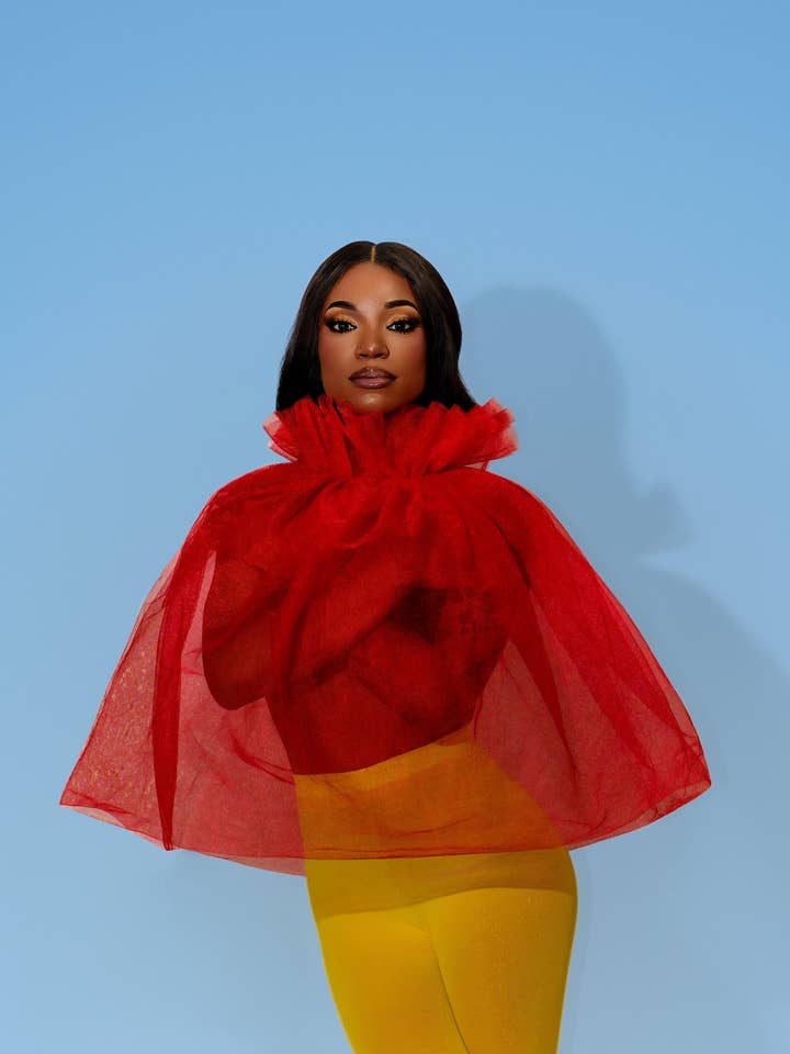 Empress Tulle Cape for wholesale by Dimaz