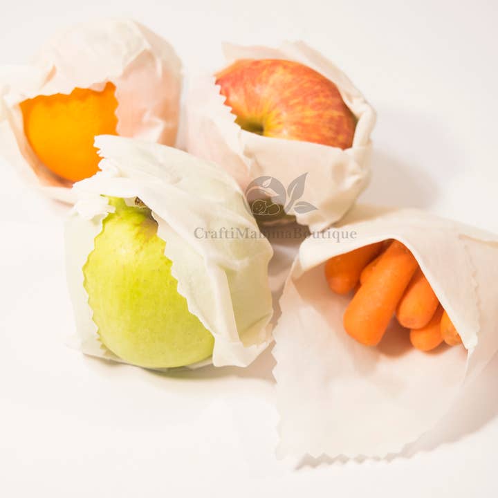 GreenLife Apothecary - Wholesale Food Storage Wrap/Bag - 1 Small Beeswax Food Wrap, Random Pattern, eco friendly