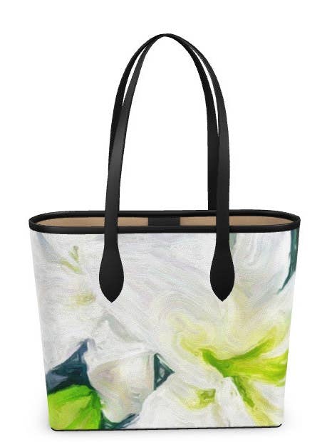 "Bella Lilies" City Chic Bag for wholesale by Lady Barbara Pinson Artist