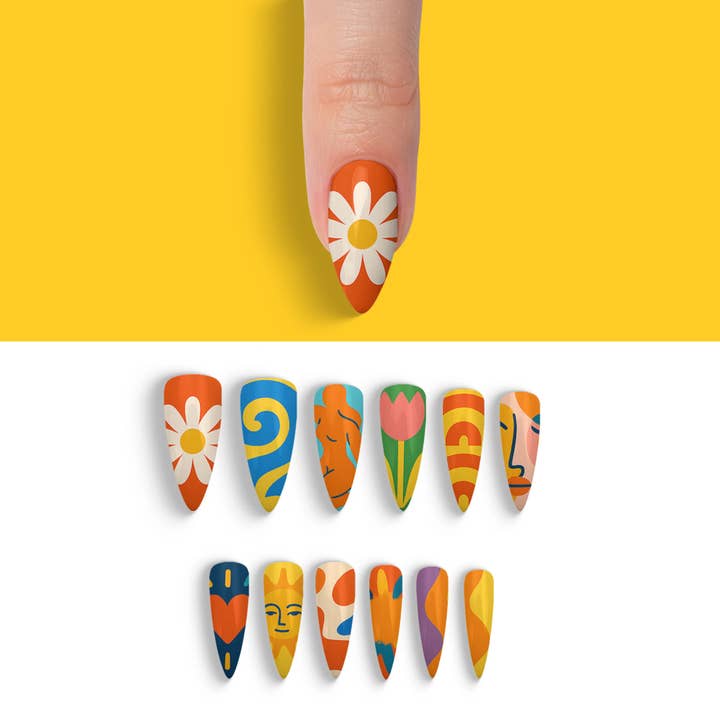 FYNE BODY – wholesale Lösnaglar – Splat-tastic Canvas Kreativitet Tryck-på Naglar47