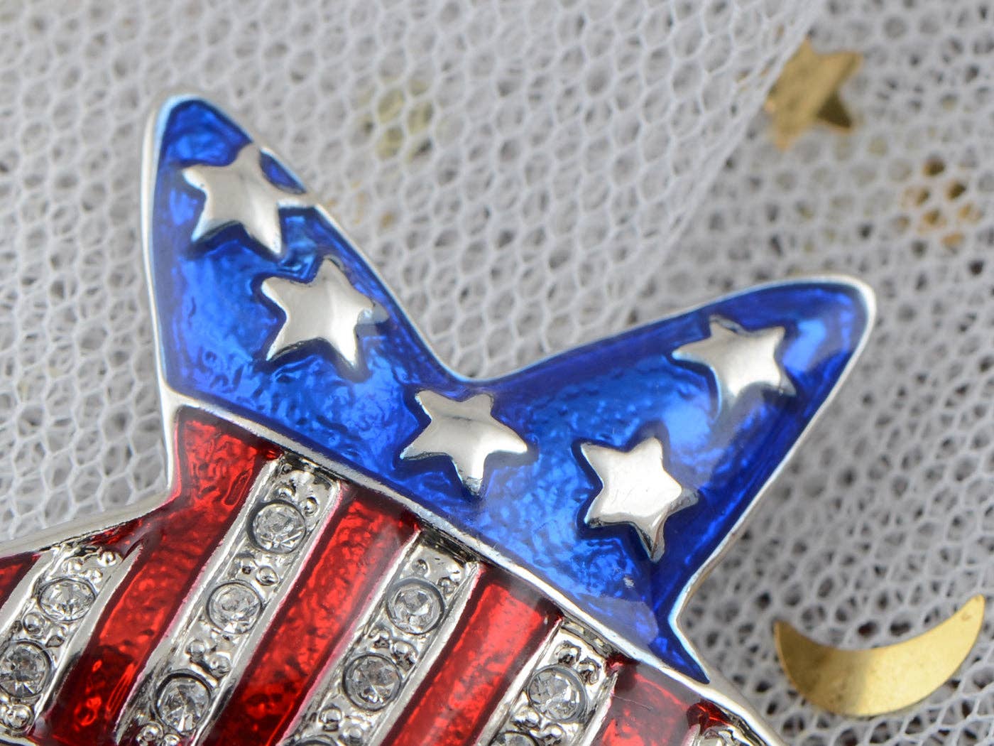 AK Brand – Großhandel Broschen – Brosche mit amerikanischer Flagge der USA, 4. Juli65